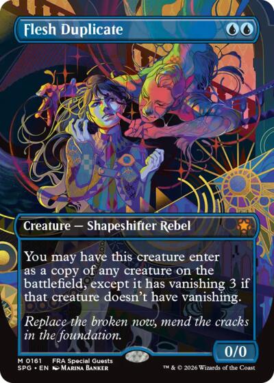 Flesh Duplicate (Borderless) (Special Guests) Near Mint Foil
