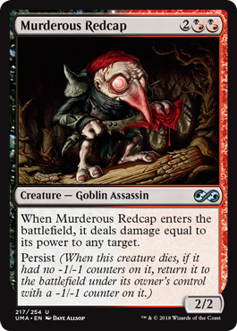Murderous Redcap (Ultimate Masters) Light Play Foil