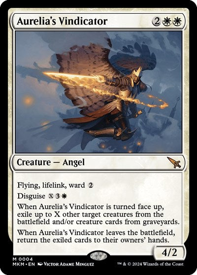 Aurelia's Vindicator (Murders at Karlov Manor) Light Play Foil