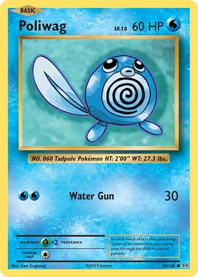 Poliwag (XY - Evolutions) Near Mint Reverse Holofoil