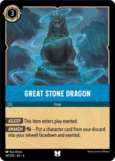 Great Stone Dragon (Ursula's Return) Near Mint Cold Foil