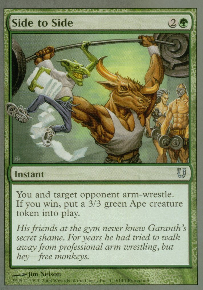 Side to Side (Unhinged) Near Mint Foil