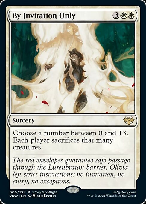 By Invitation Only (Innistrad: Crimson Vow) Near Mint Foil