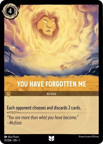 You Have Forgotten Me (The First Chapter) Near Mint Cold Foil