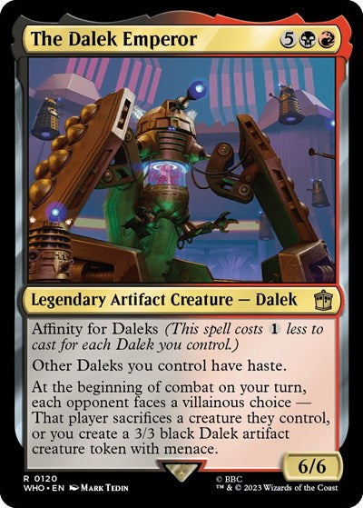 The Dalek Emperor (Universes Beyond: Doctor Who) Light Play Foil