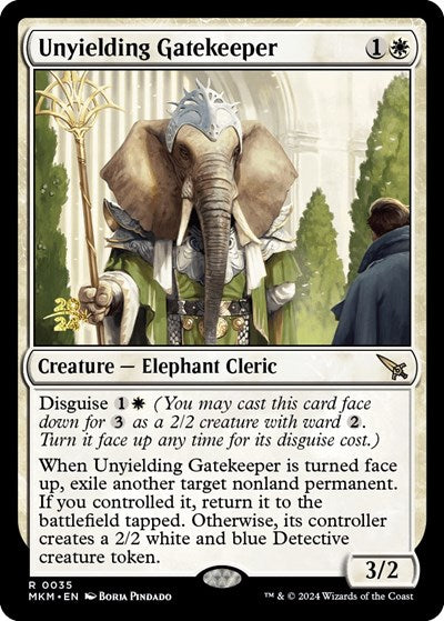 Unyielding Gatekeeper (Promos: Prerelease Cards) Near Mint Foil
