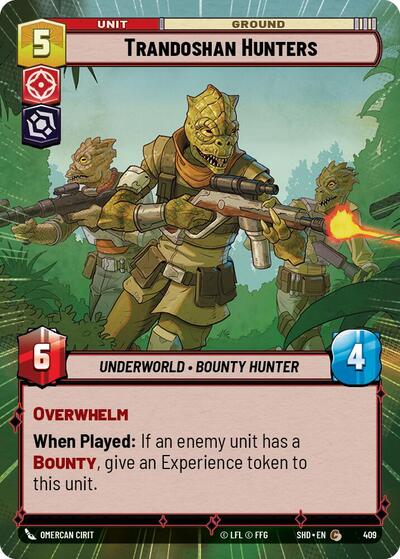 Trandoshan Hunters (Hyperspace) (Shadows of the Galaxy) Near Mint