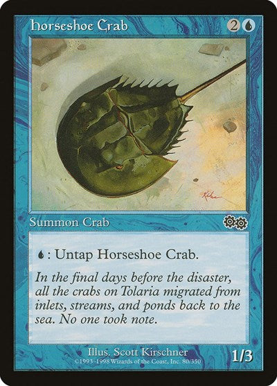 Horseshoe Crab (Urza's Saga) Light Play