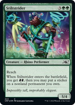 Stiltstrider (Galaxy Foil) (Unfinity) Near Mint Foil