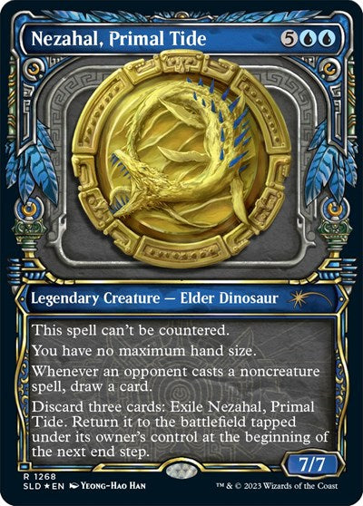 Nezahal, Primal Tide (Halo Foil) (Secret Lair) Near Mint Foil
