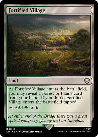 Fortified Village (Commander: The Lord of the Rings: Tales of Middle-earth) Light Play