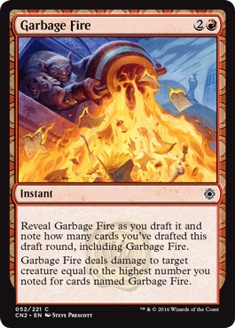 Garbage Fire (Conspiracy: Take the Crown) Near Mint Foil