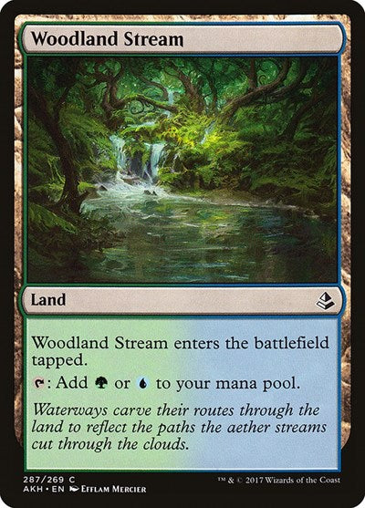 Woodland Stream (Amonkhet) Medium Play