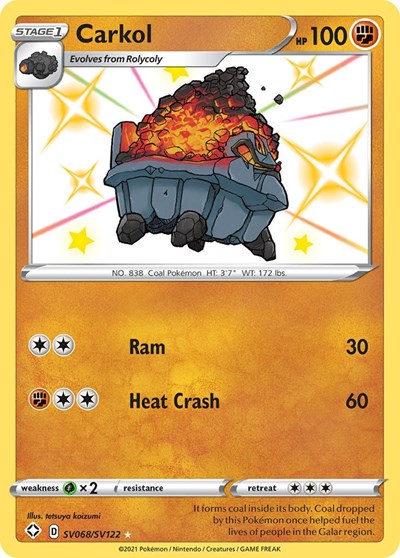 Carkol (Shining Fates: Shiny Vault) Near Mint Holofoil
