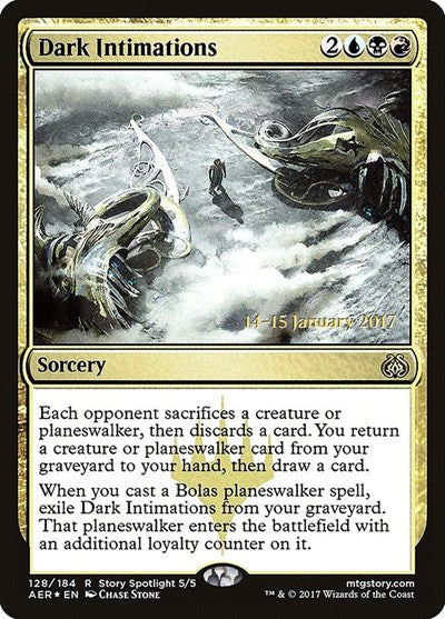 Dark Intimations (Promos: Prerelease Cards) Light Play Foil