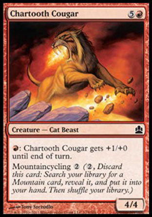 Chartooth Cougar (Commander) Light Play
