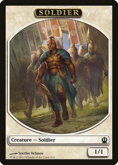 Soldier Token (Velinov) (Theros) Medium Play