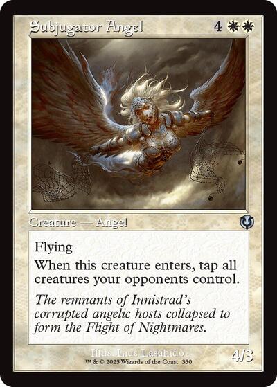 Subjugator Angel (Retro Frame) (Innistrad Remastered) Near Mint