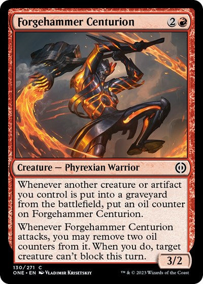 Forgehammer Centurion (Phyrexia: All Will Be One) Light Play