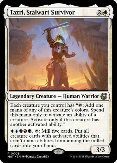 Tazri, Stalwart Survivor (March of the Machine: The Aftermath) Near Mint