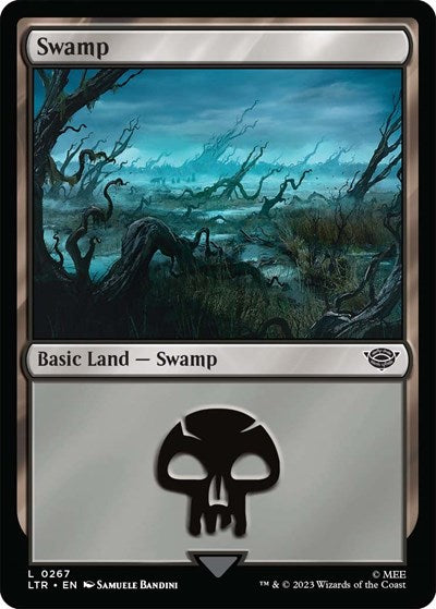 Swamp (0267) (Universes Beyond: The Lord of the Rings: Tales of Middle-earth) Light Play