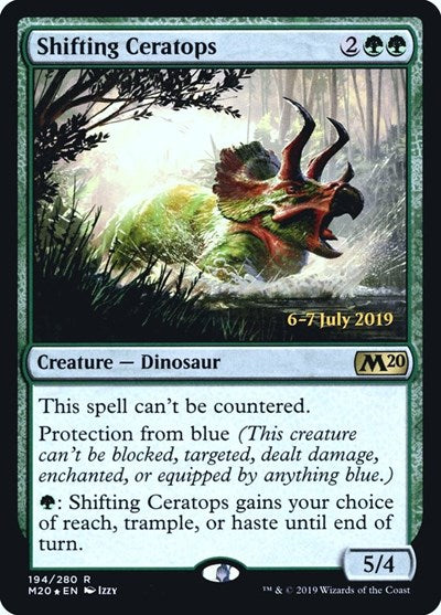 Shifting Ceratops (Promos: Prerelease Cards) Light Play Foil