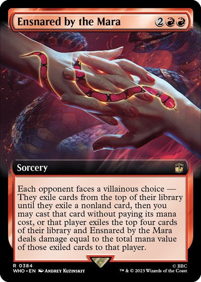 Ensnared by the Mara (Extended Art) (Universes Beyond: Doctor Who) Medium Play Foil