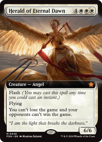 Herald of Eternal Dawn (Extended Art) (Foundations) Light Play