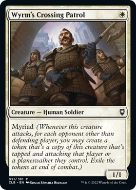 Wyrm's Crossing Patrol (Commander Legends: Battle for Baldur's Gate) Light Play Foil