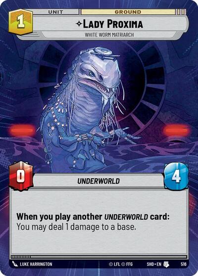 Lady Proxima White Worm Matriarch (Hyperspace) (Shadows of the Galaxy) Near Mint