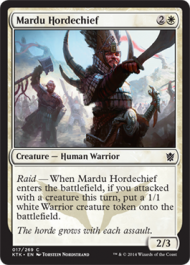 Mardu Hordechief (Khans of Tarkir) Light Play