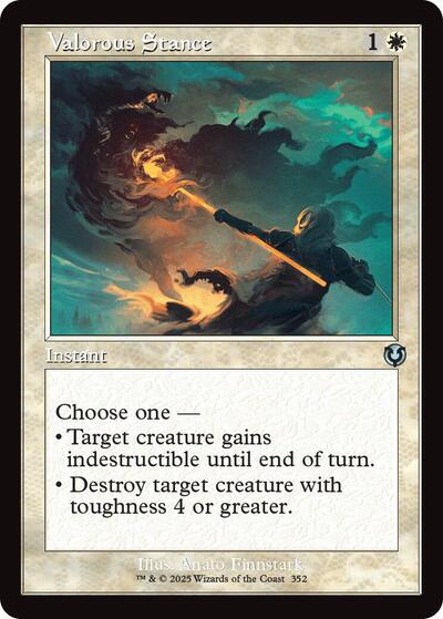 Valorous Stance (Retro Frame) (Innistrad Remastered) Near Mint