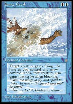 Snow Devil (Ice Age) Medium Play