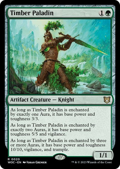 Timber Paladin (Commander: Wilds of Eldraine) Near Mint