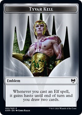 Emblem - Tyvar Kell (Kaldheim) Light Play