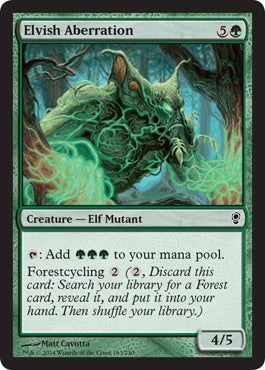 Elvish Aberration (Conspiracy) Medium Play