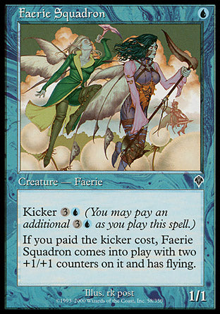 Faerie Squadron (Invasion) Heavy Play Foil