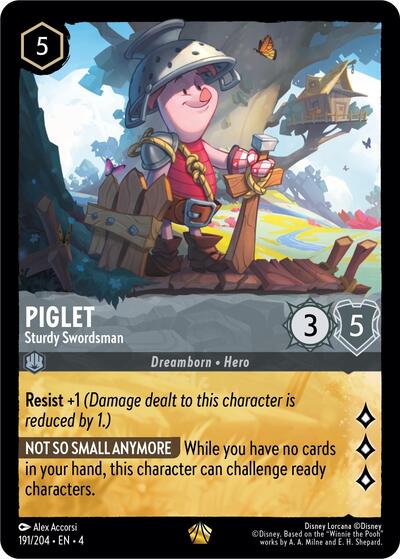 Piglet - Sturdy Swordsman (Ursula's Return) Near Mint