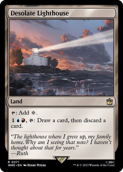 Desolate Lighthouse (Universes Beyond: Doctor Who) Near Mint Foil