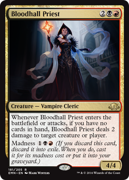 Bloodhall Priest (Eldritch Moon) Light Play Foil