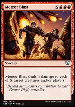 Meteor Blast (Commander 2015) Medium Play