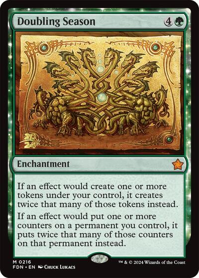 Doubling Season (Promos: Prerelease Cards) Light Play Foil