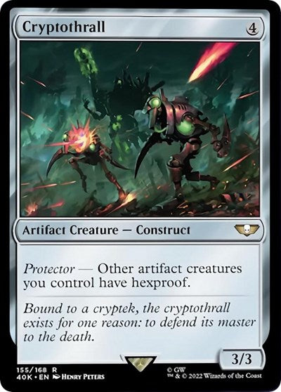 Cryptothrall (Surge Foil) (Universes Beyond: Warhammer 40K) Near Mint Foil