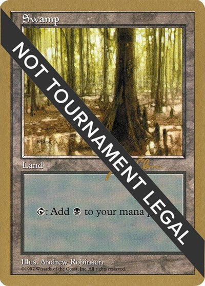 Swamp (443) - 1997 Jakub Slemr (5ED) (World Championship Decks) Light Play