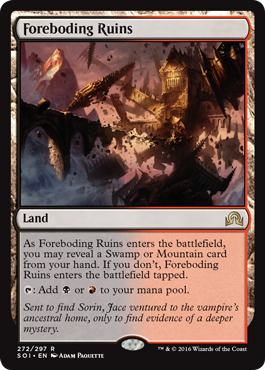 Foreboding Ruins (Shadows Over Innistrad) Heavy Play
