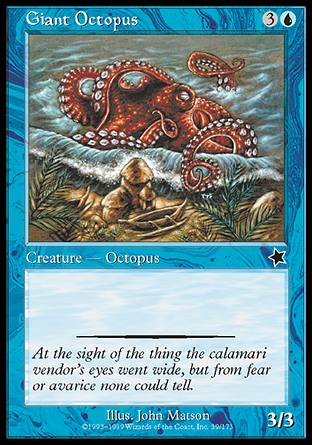 Giant Octopus (Starter 1999) Near Mint