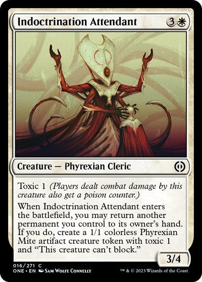Indoctrination Attendant (Phyrexia: All Will Be One) Near Mint