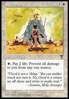Righteous Aura (Visions) Heavy Play