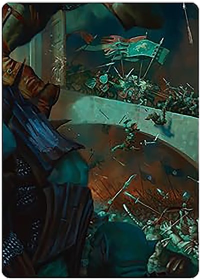 Rohirrim Chargers Art Card (Art Series: Universes Beyond: The Lord of the Rings: Tales of Middle-earth) Near Mint