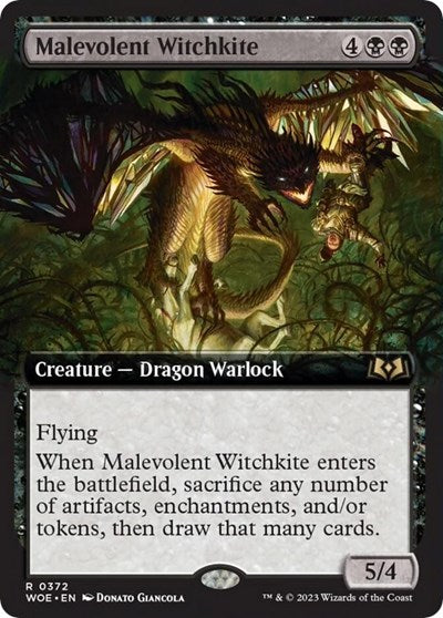 Malevolent Witchkite  Extended Art|1|0|0.00